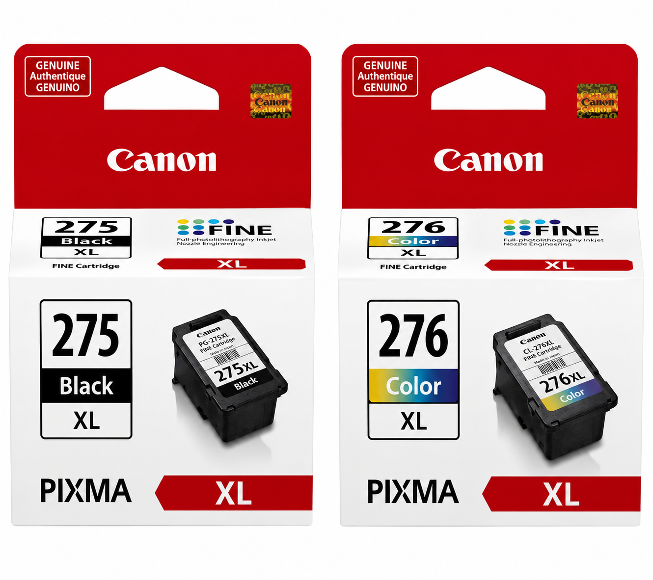 Canon PG-275 XL y CL-276 XL