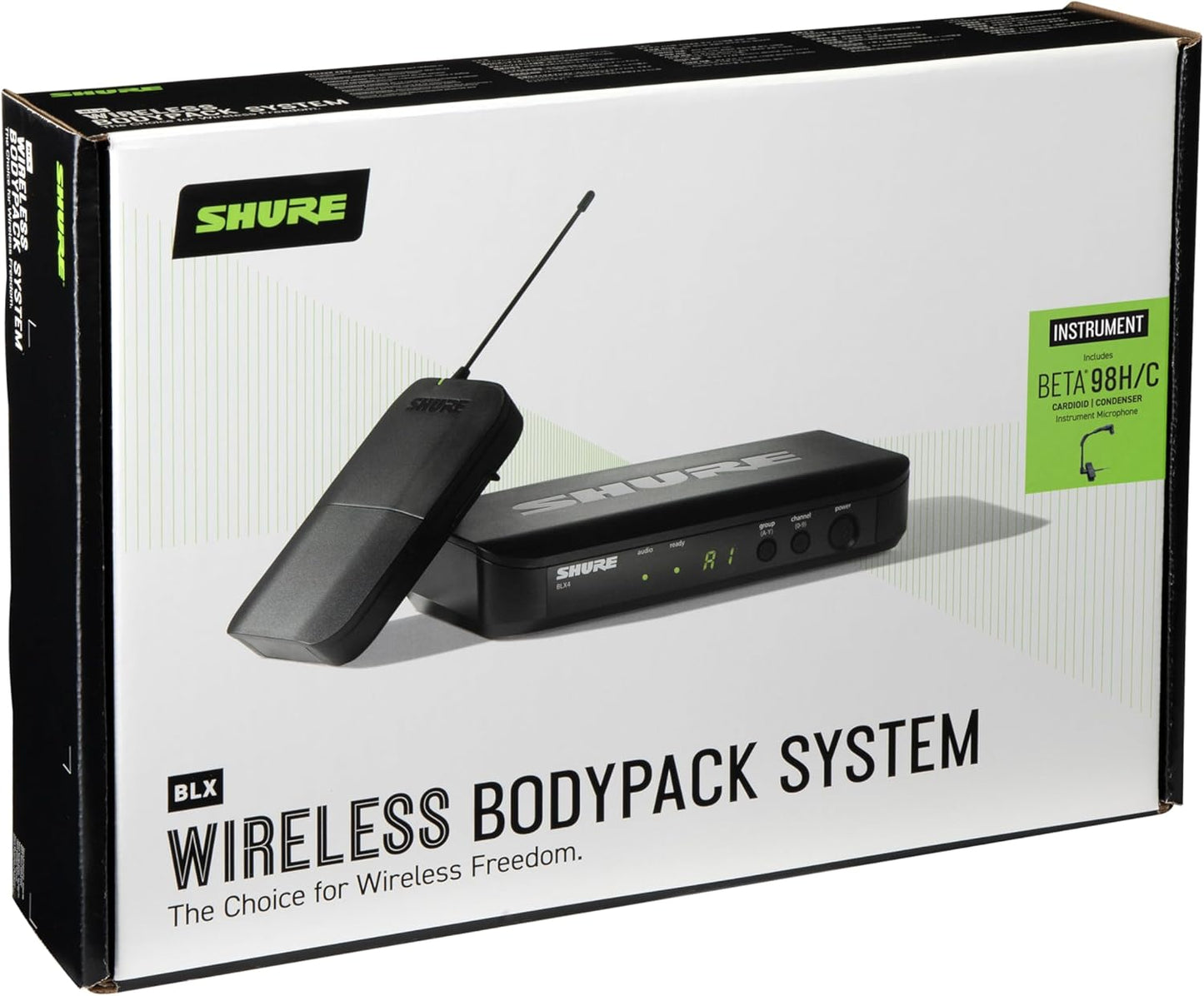 Shure BLX14/B98 - Sistema de micrófono inalámbrico para instrumentos