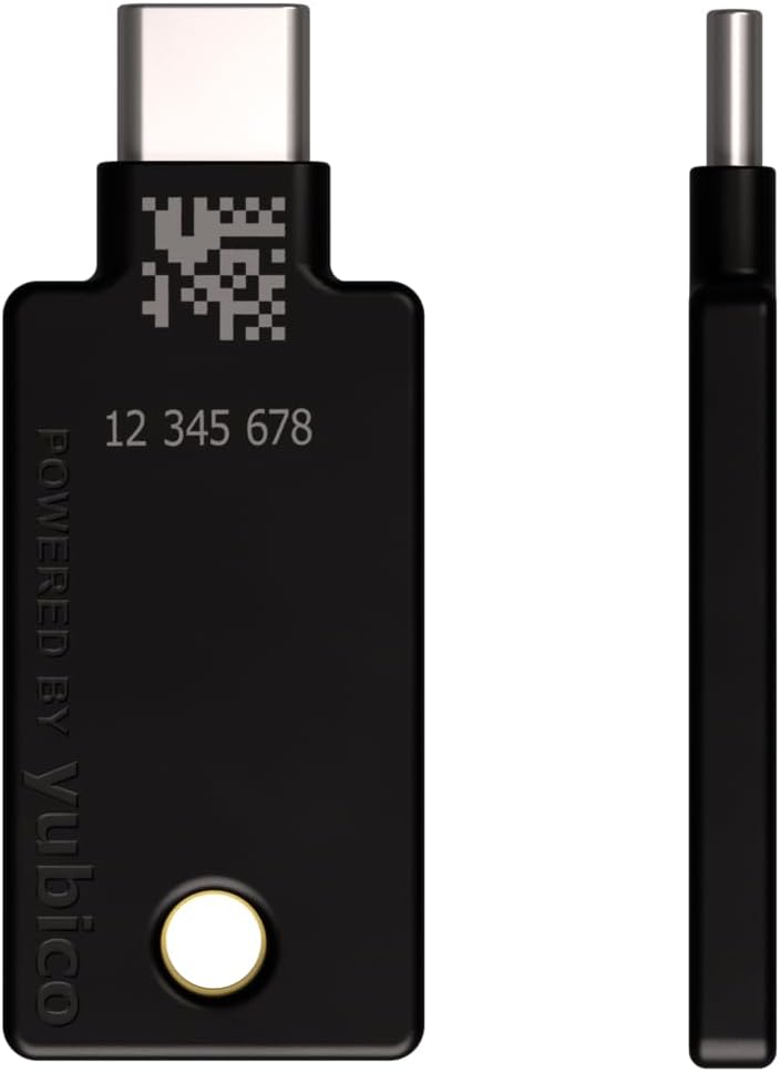 Yubico YubiKey 5C NFC - Clave de Seguridad 2FA USB-C/NFC
