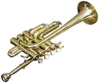 Trompeta Piccolo Queen Brass Bb A – Latón Dorado con Estuche
