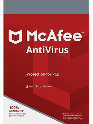 McAfee AntiVirus PC 1 Dispositivo - 3 Años