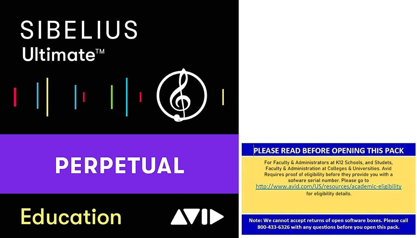 Sibelius Ultimate Software de Notación Musical (Estudiantes y Docentes)