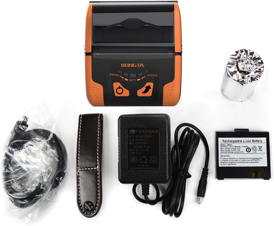 Impresora Térmica Portátil Rongta RPP300 3.15", Bluetooth y USB