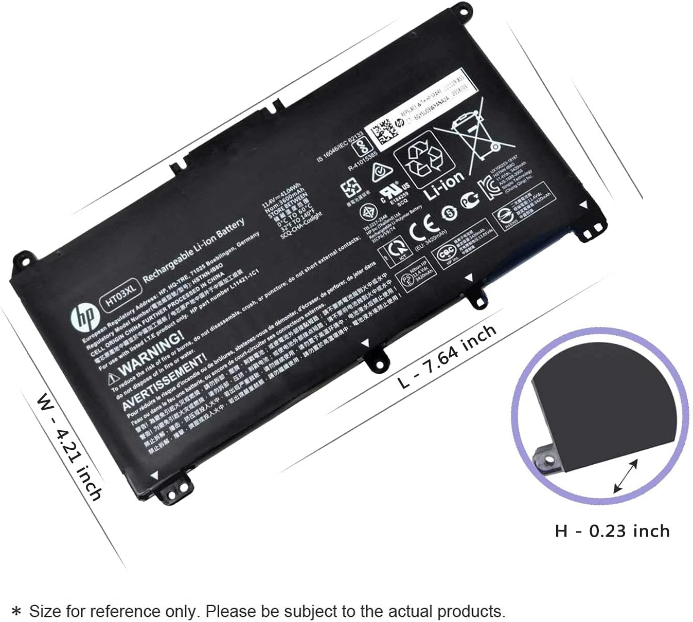 Batería HP HT03XL