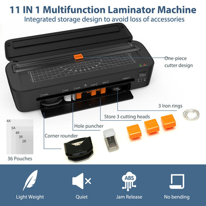 Máquina Laminadora 11 en 1 con Tecnología Never Jam