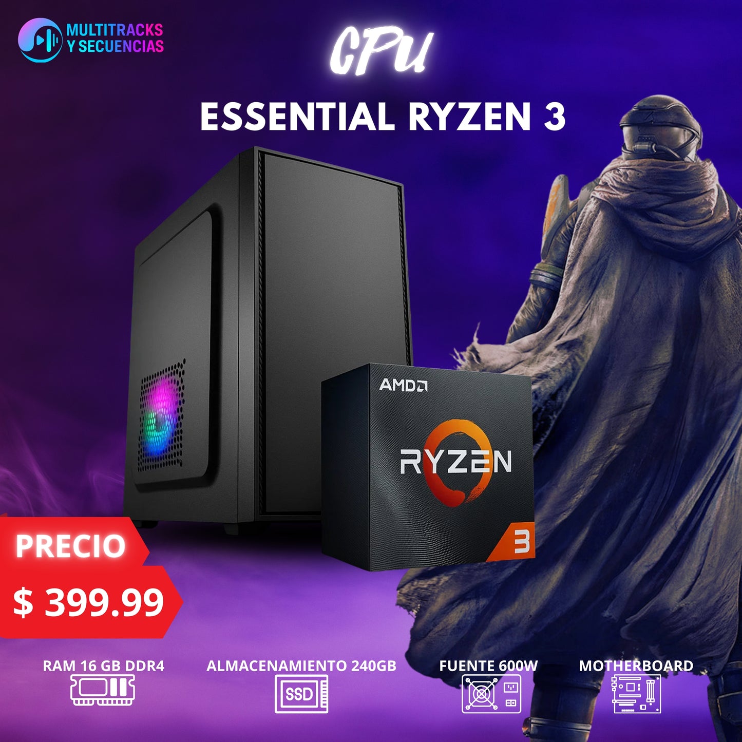 CPU Essential AMD Ryzen 3 5300G