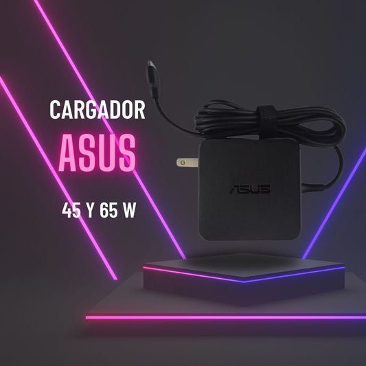 Cargador ASUS 45 y 65W Tipo C