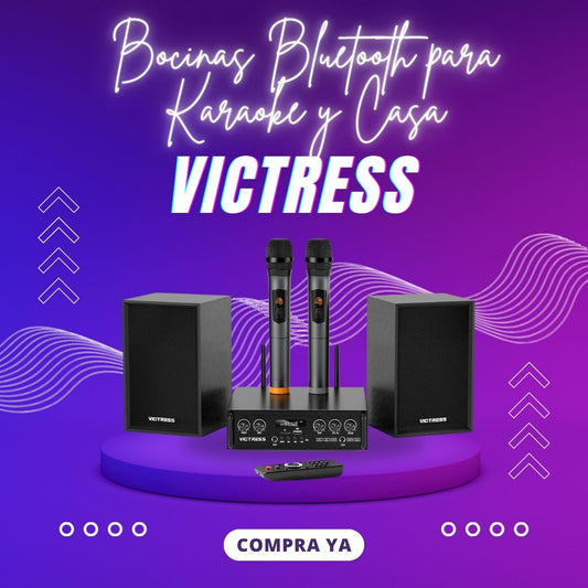 Bocinas Bluetooth para Karaoke y Casa