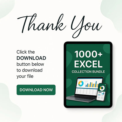 Pack de 1000+ Plantillas de Excel – Finanzas, Negocios y Productividad