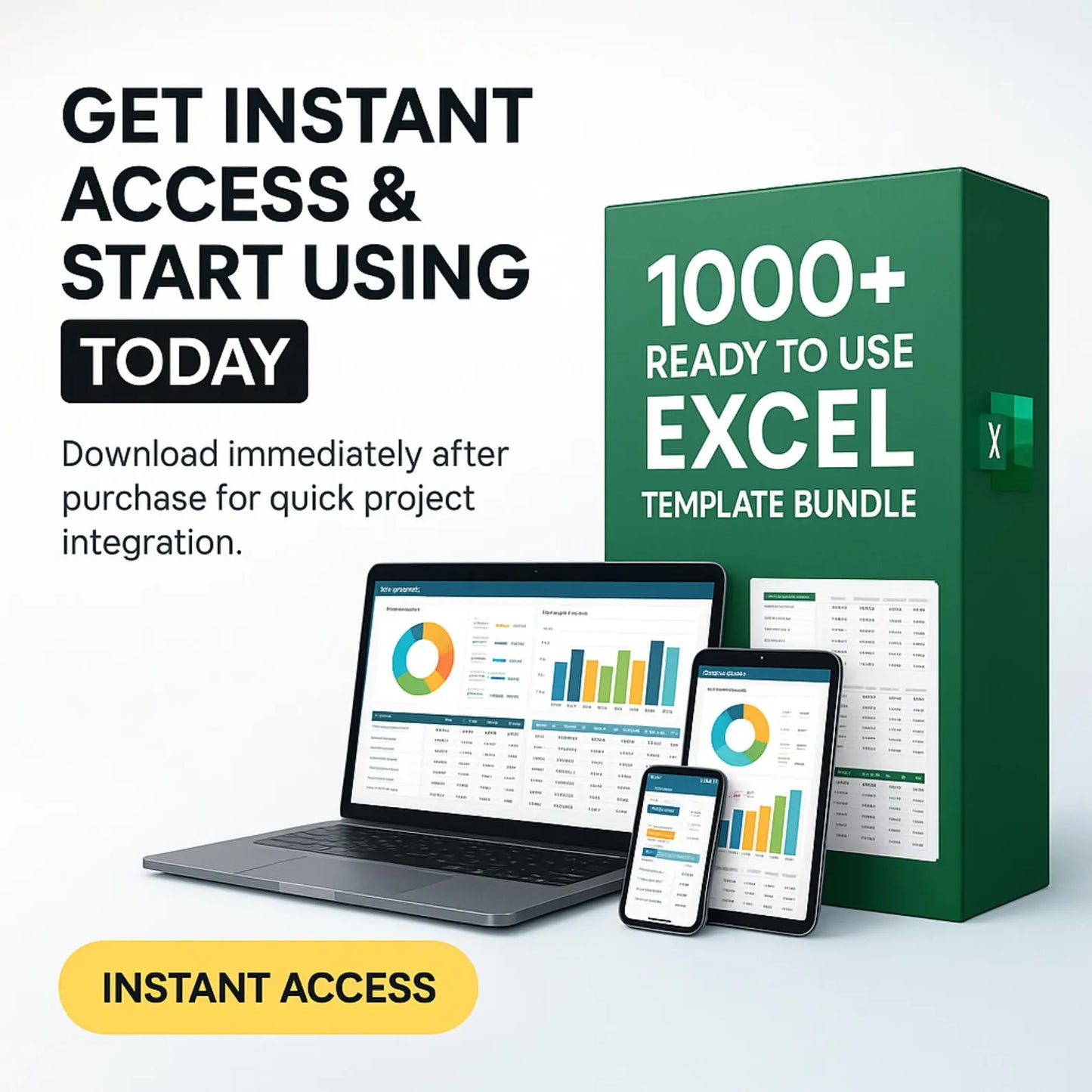 Pack de 1000+ Plantillas de Excel – Finanzas, Negocios y Productividad