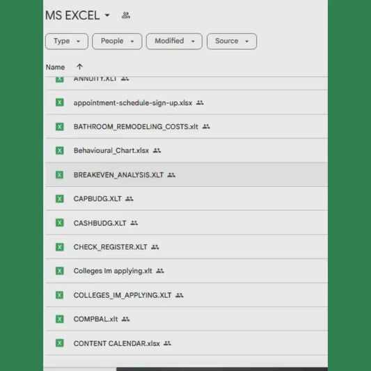 Pack de 1000+ Plantillas de Excel – Finanzas, Negocios y Productividad