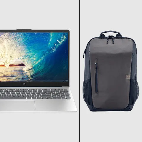 Laptop HP 15-FC0250LA Ryzen 5 7520U 8GB RAM 512GB SSD 15.6" FHD + Mochila y Mouse