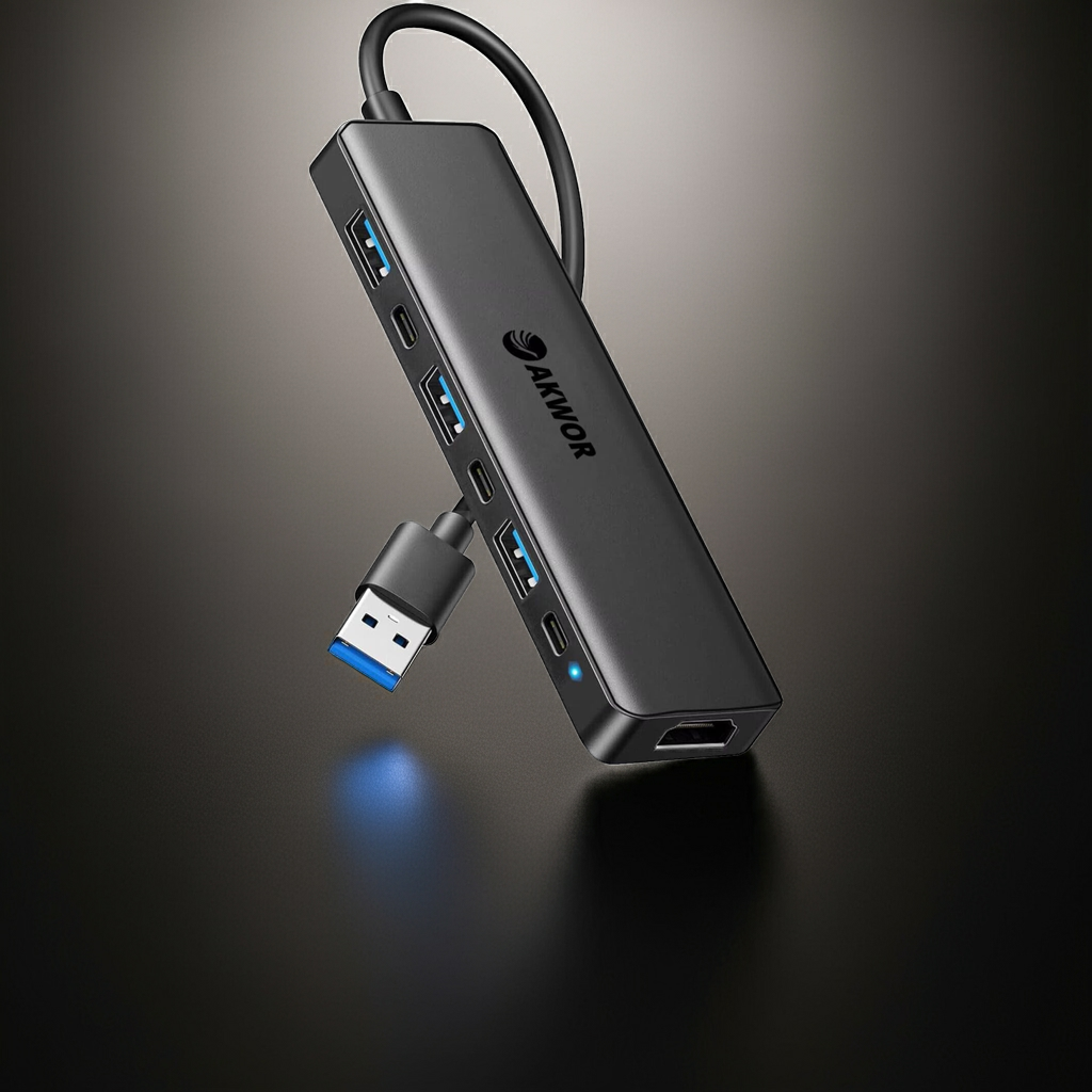 Adaptador USB 3.0 a HDMI 1080P | Hub USB-A y USB-C | Extensor de Monitor